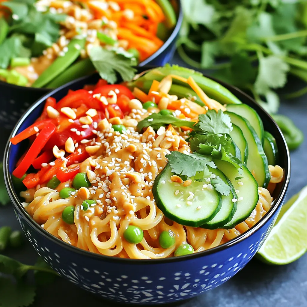 Thai Peanut Noodles Flavorful and Easy Dinner Recipe