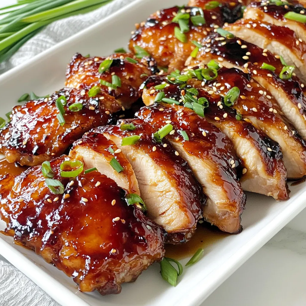 Sticky Char Siu Chicken Flavorful Dinner Delight