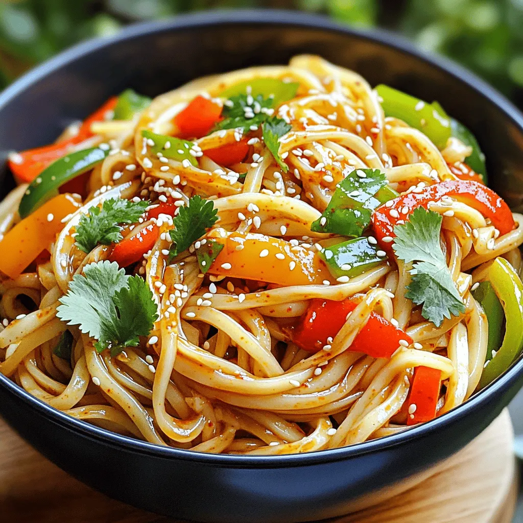 Chili Oil Udon Noodles Quick and Flavorful Meal