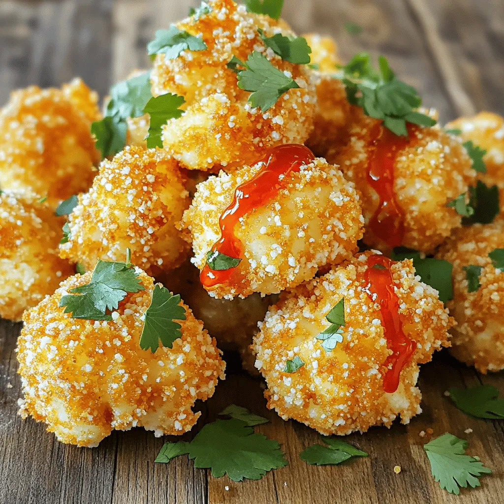 Sriracha Honey Cauliflower Bites Crunchy Delight