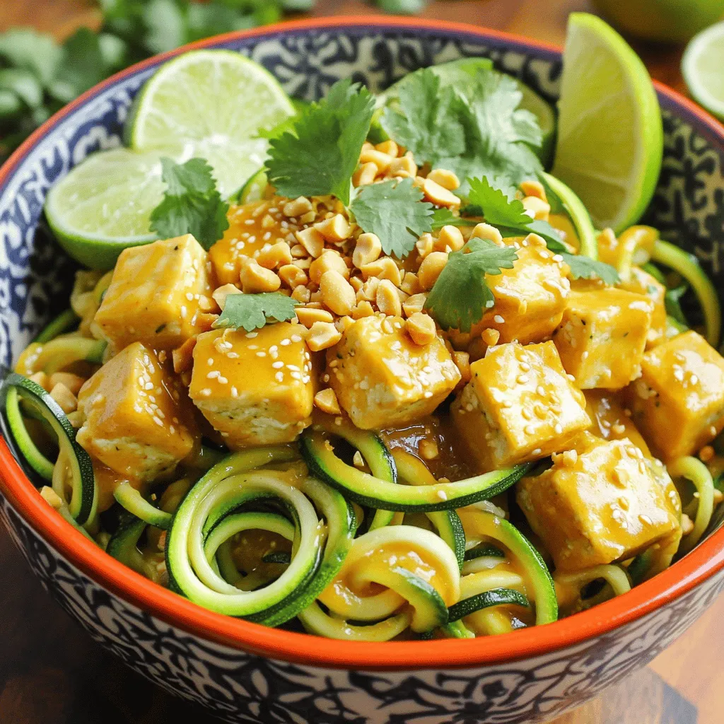 Zucchini Noodle Pad Thai Flavorful and Healthy Meal