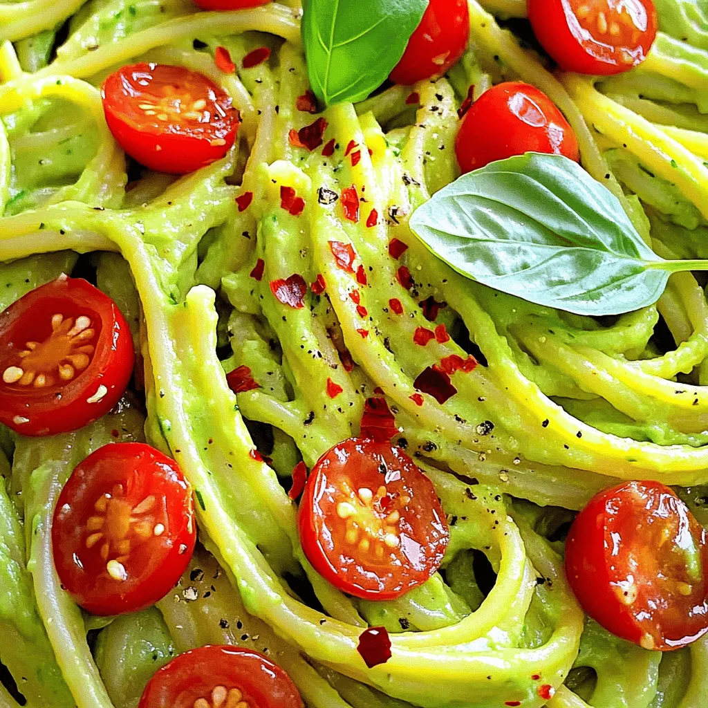 Creamy Avocado Pasta Quick and Simple Recipe