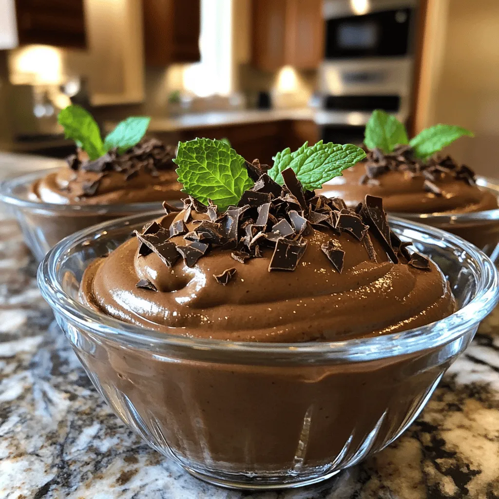 Chocolate Avocado Mousse Rich and Creamy Delight