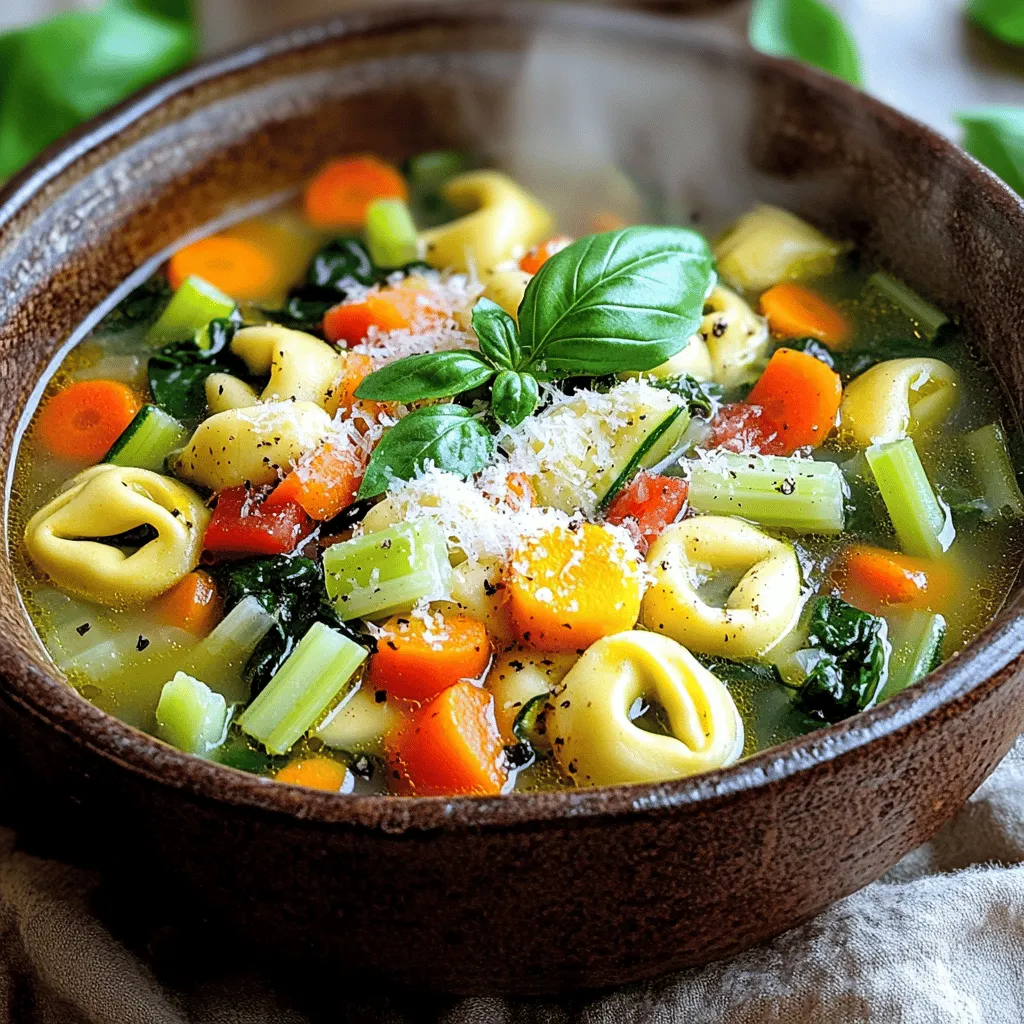 Veggie-Loaded Tortellini Soup Flavorful and Nourishing