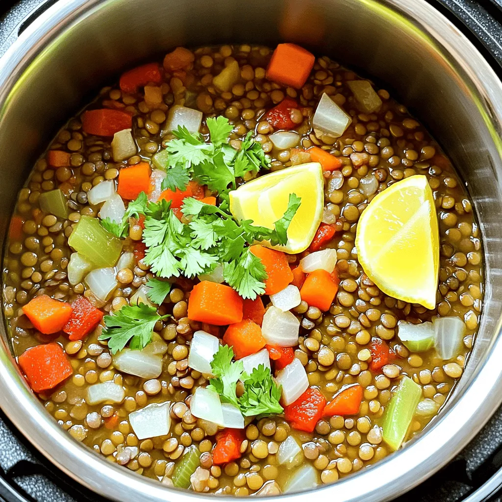 Moroccan Instant Pot Lentils Flavorful and Easy Meal