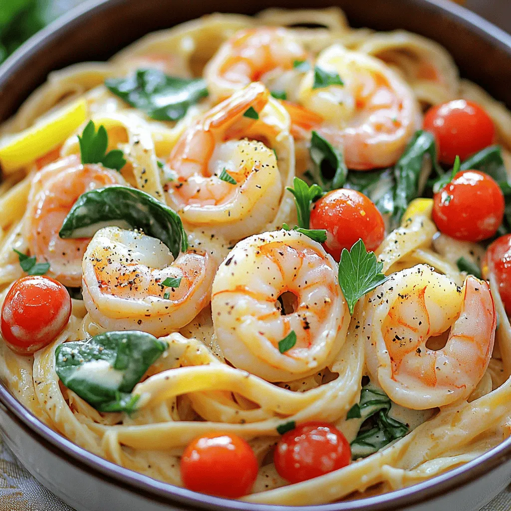 Creamy Shrimp Pasta Quick and Tasty Dinner Option