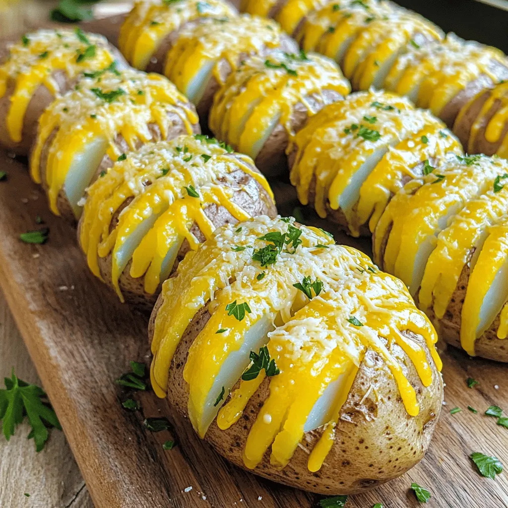 Garlic Parmesan Hasselback Potatoes Flavor Boost