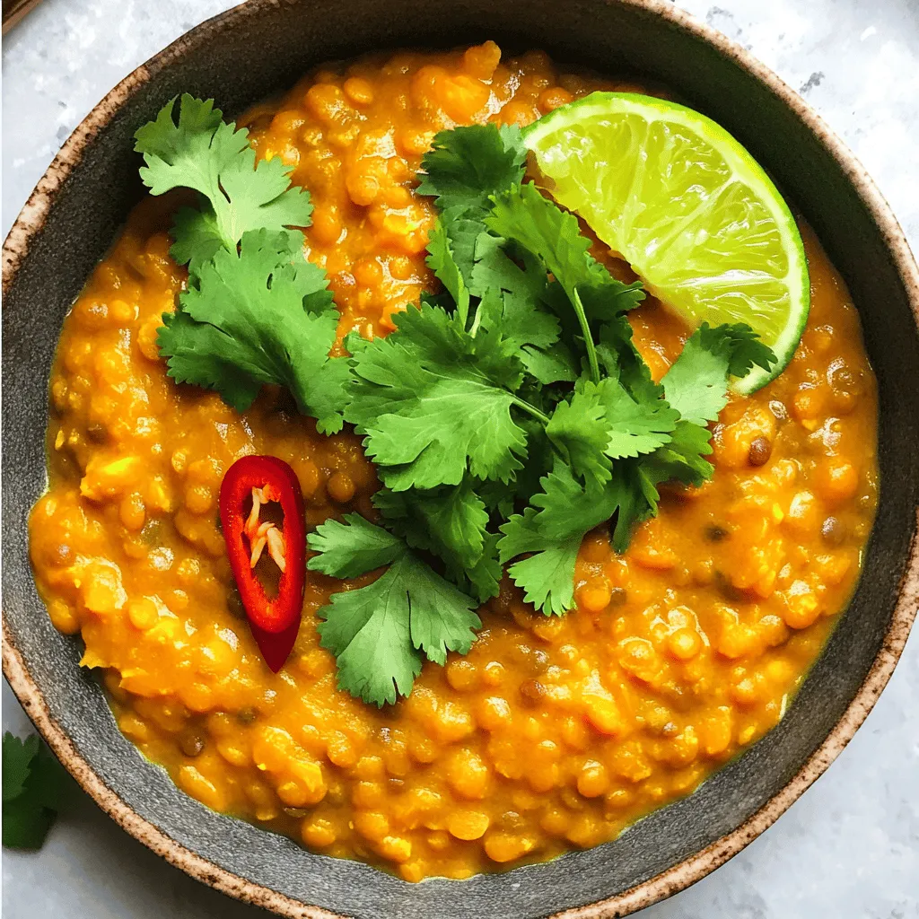 Coconut Curry Lentils Easy and Flavorful Recipe