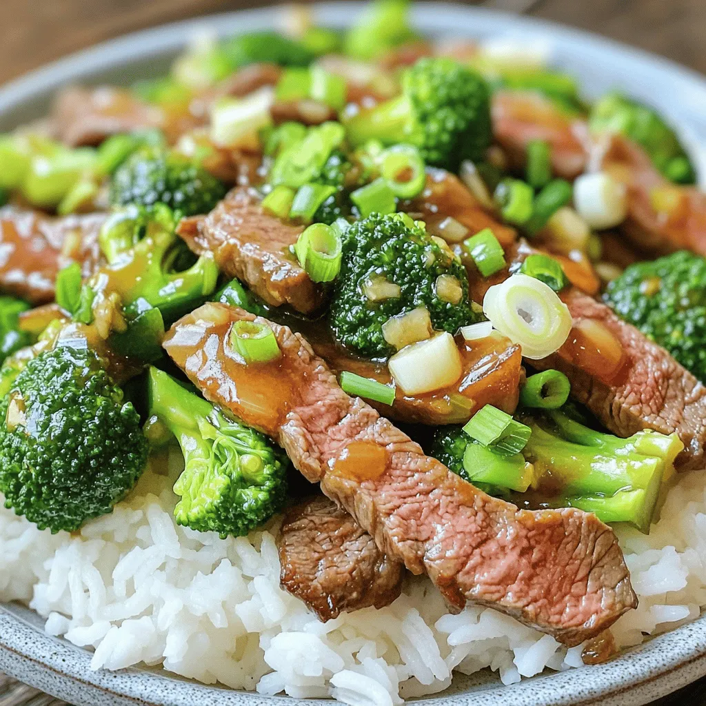 Easy Beef and Broccoli Tasty and Quick Meal