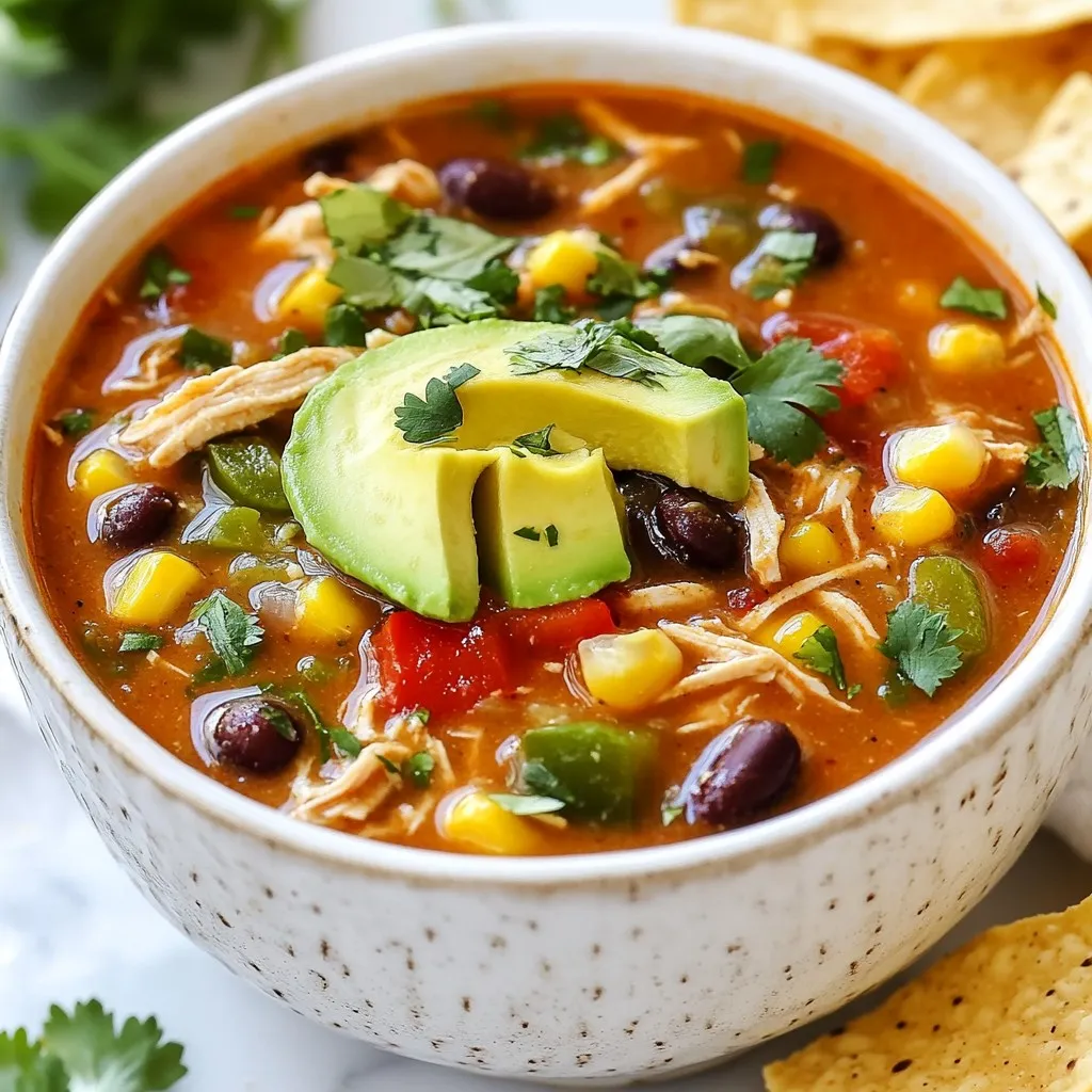 Chicken Enchilada Soup Flavorful and Simple Recipe