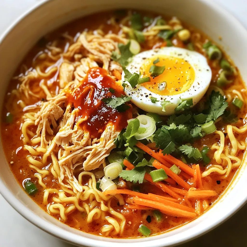 Fiery Chicken Ramen Spicy and Simple Comfort Food