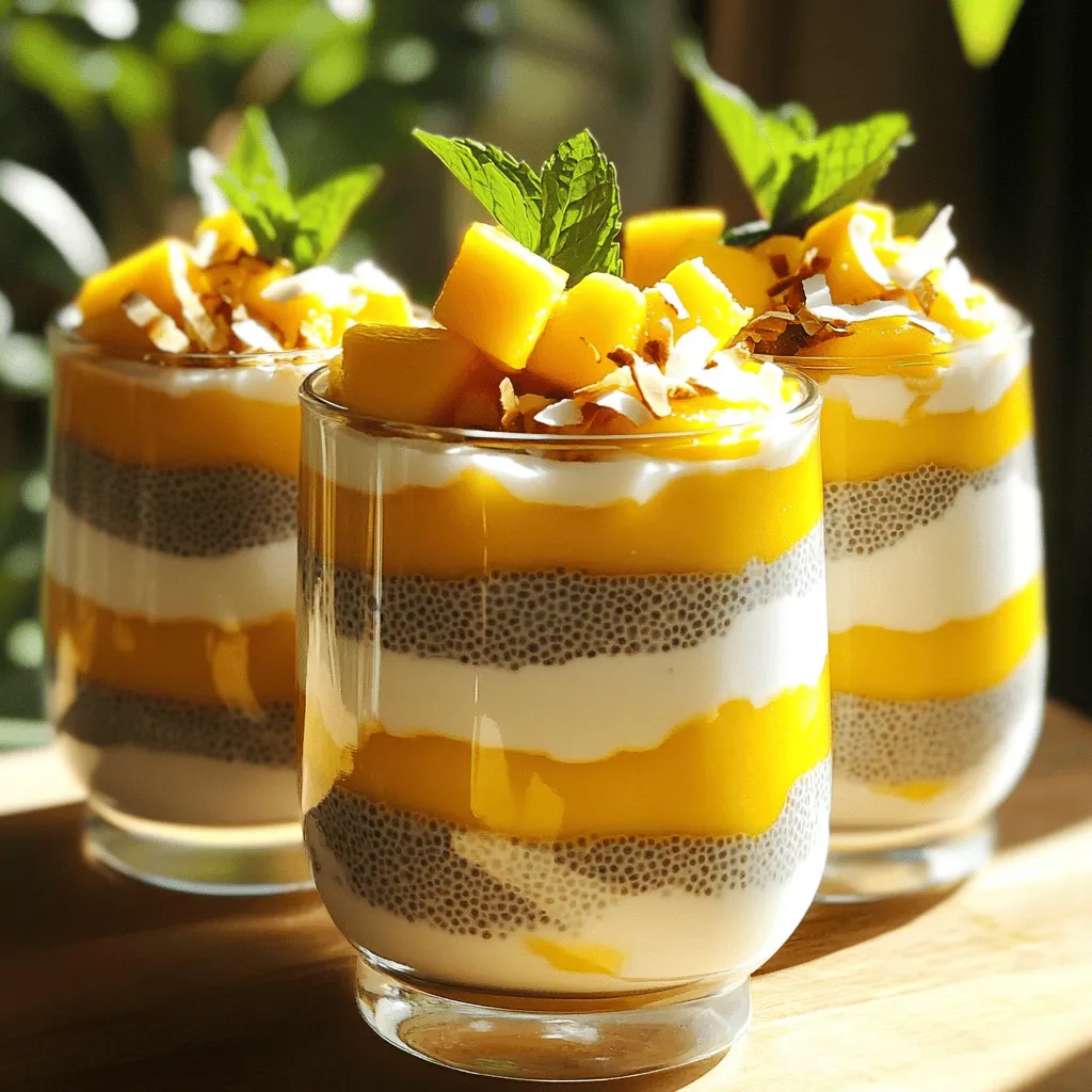 Mango Coconut Chia Pudding Simple and Tasty Dessert