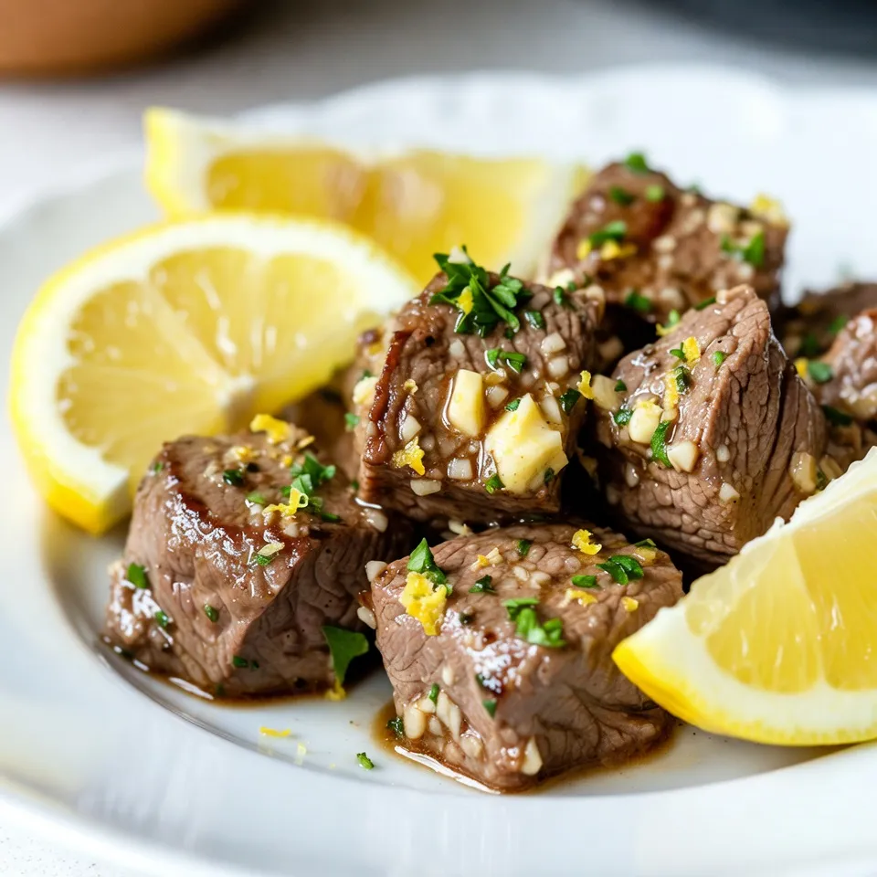 Lemon Garlic Butter Steak Bites Irresistible Flavor