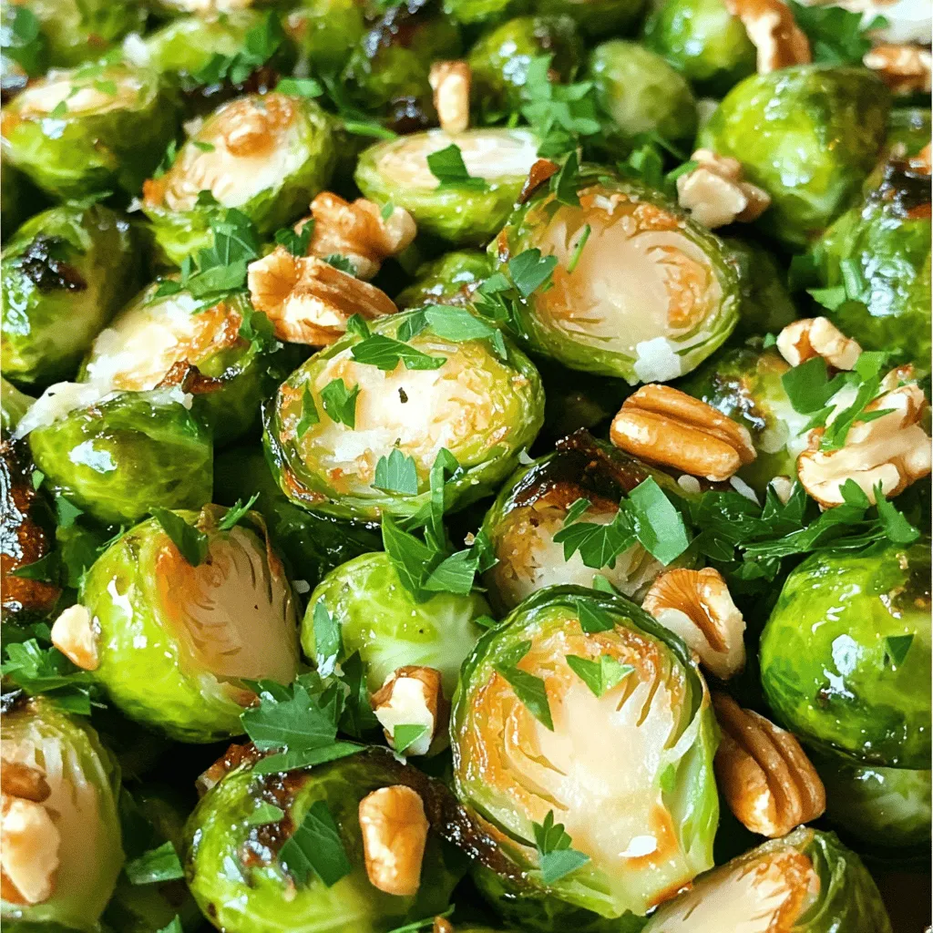Balsamic Glazed Brussels Sprouts Healthy Side Dish