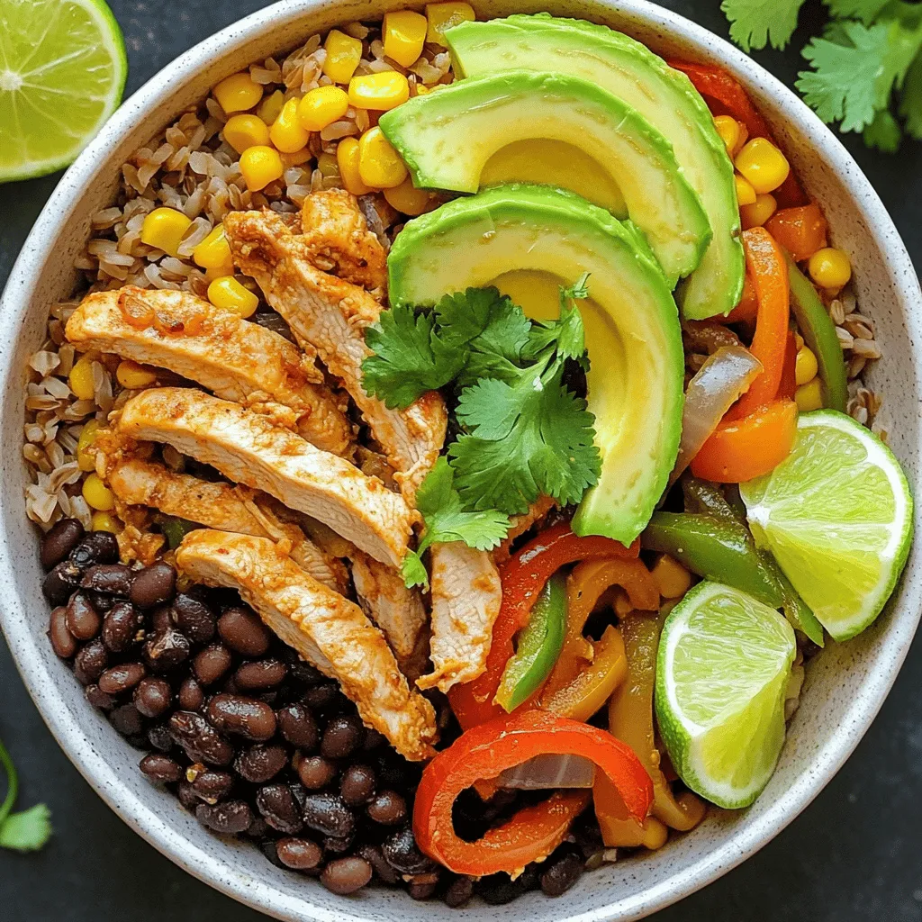Chicken Fajita Bowls Flavorful and Easy Meal Prep