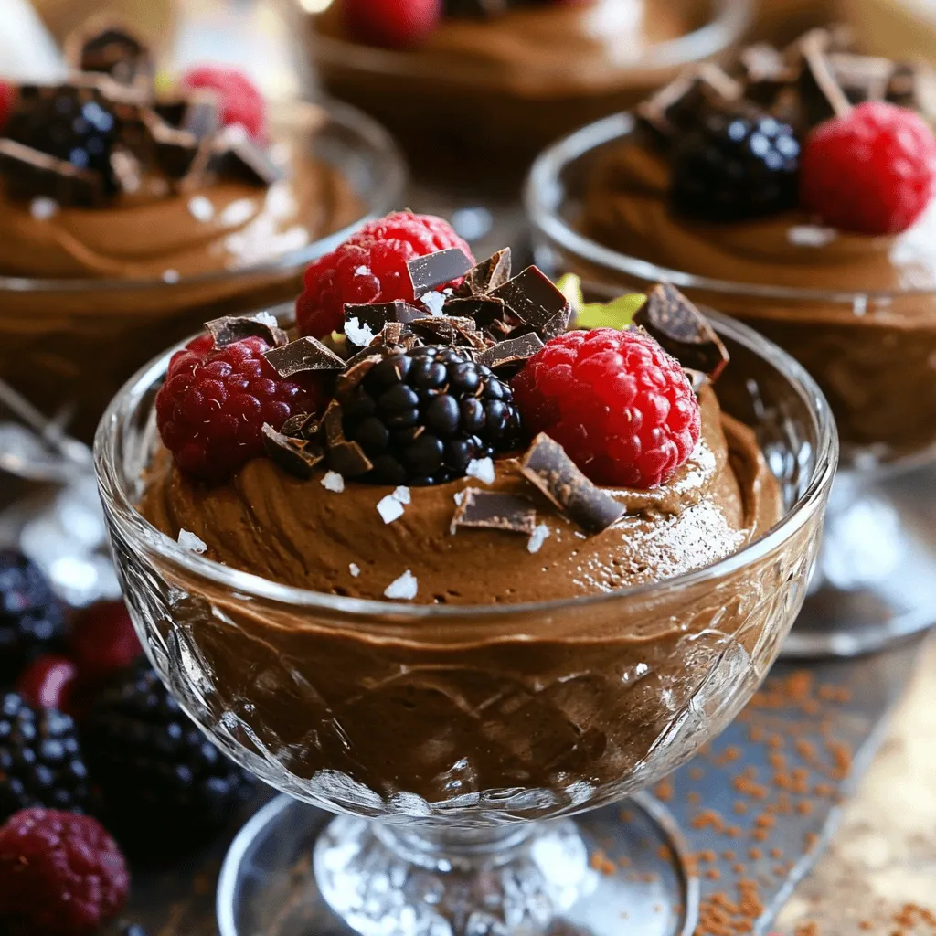 Vegan Chocolate Avocado Mousse Rich and Creamy Delight