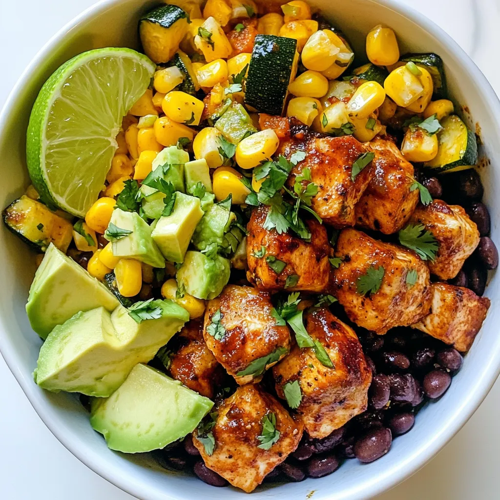 Tex Mex Chicken and Zucchini Flavorful Meal Idea