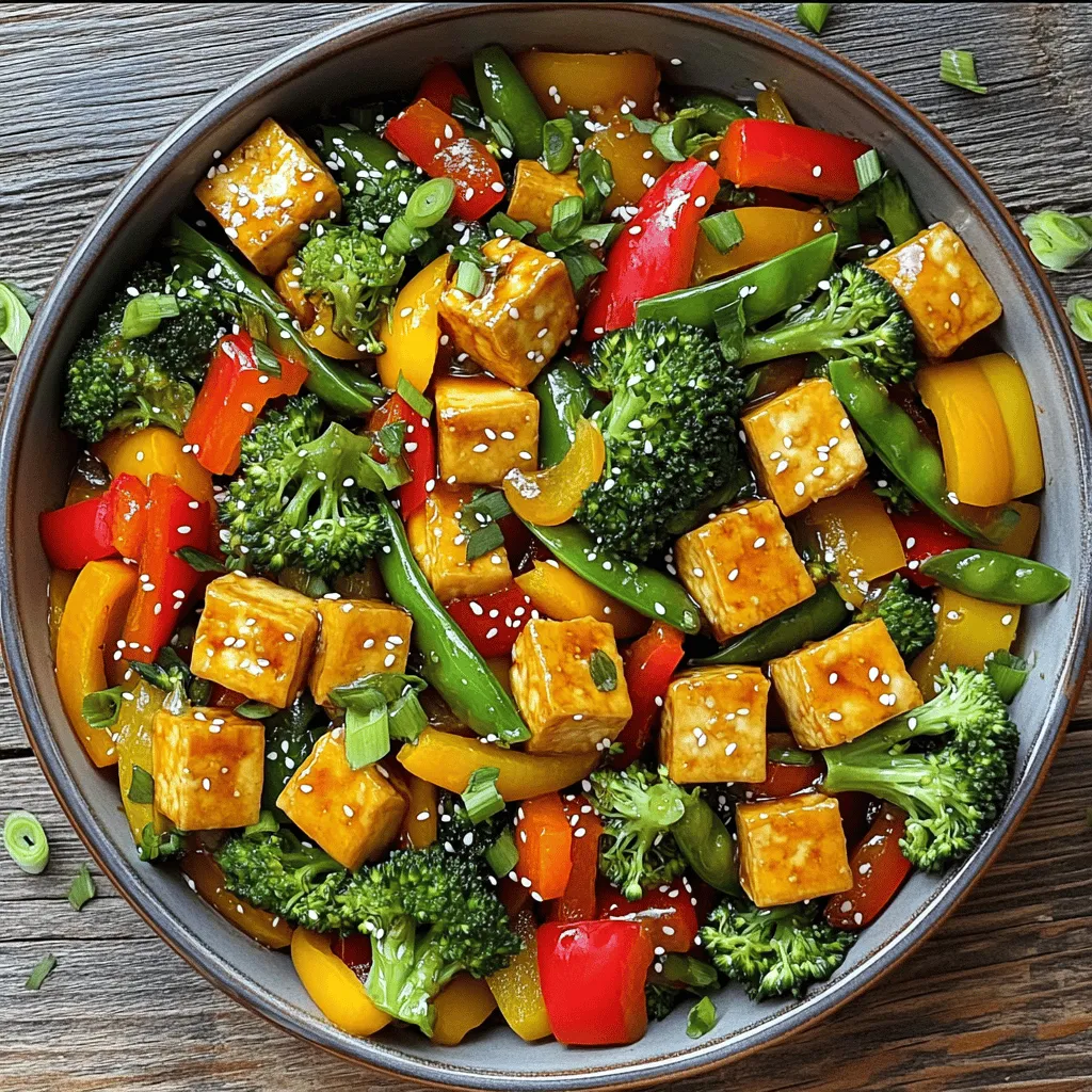 Vegetable Stir-Fry with Tofu Flavorful and Easy Dish