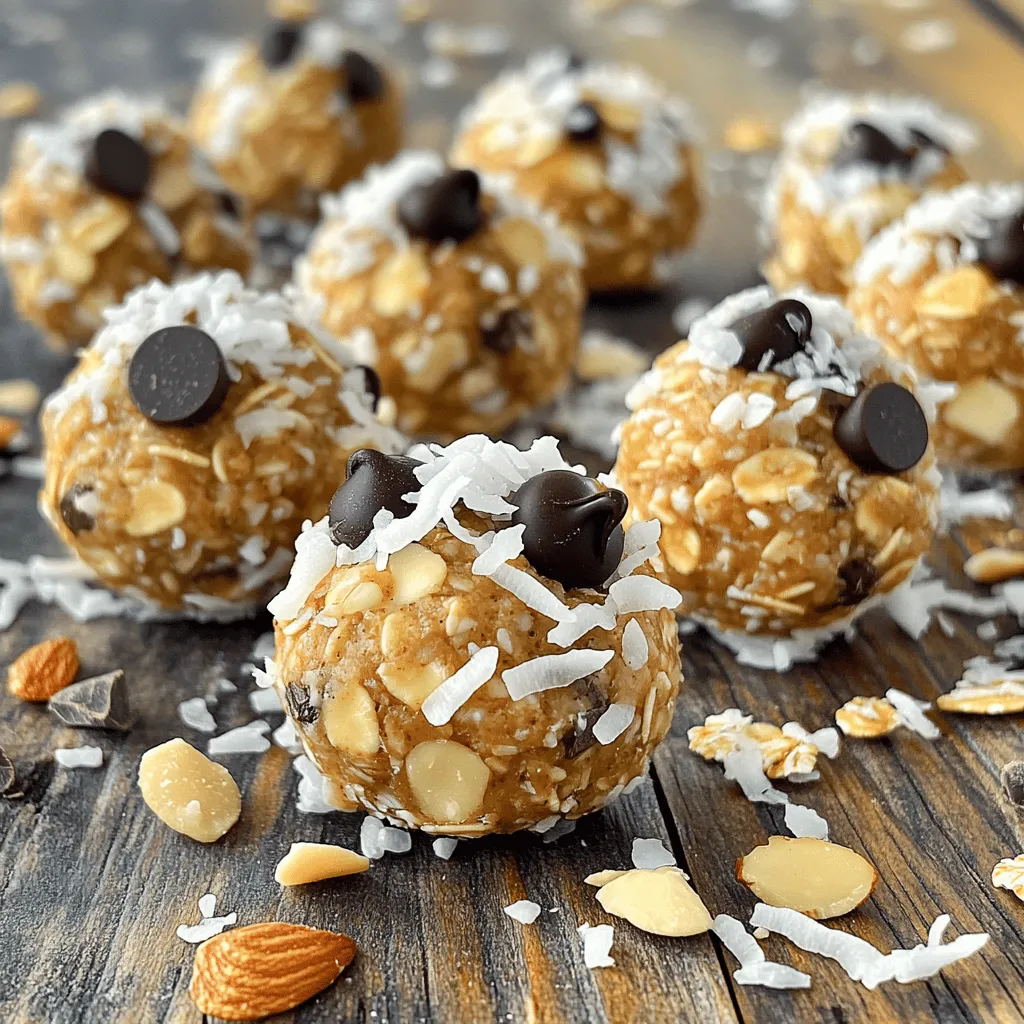 Almond Joy Energy Bites Tasty and Energizing Snack