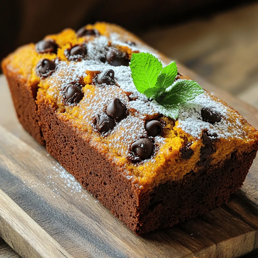 Chocolate Chip Pumpkin Bread Delightful Fall Treat