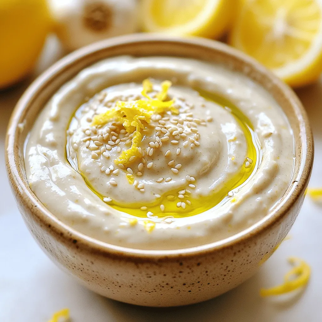 Zesty Lemon Tahini Dressing Flavorful and Versatile Recipe