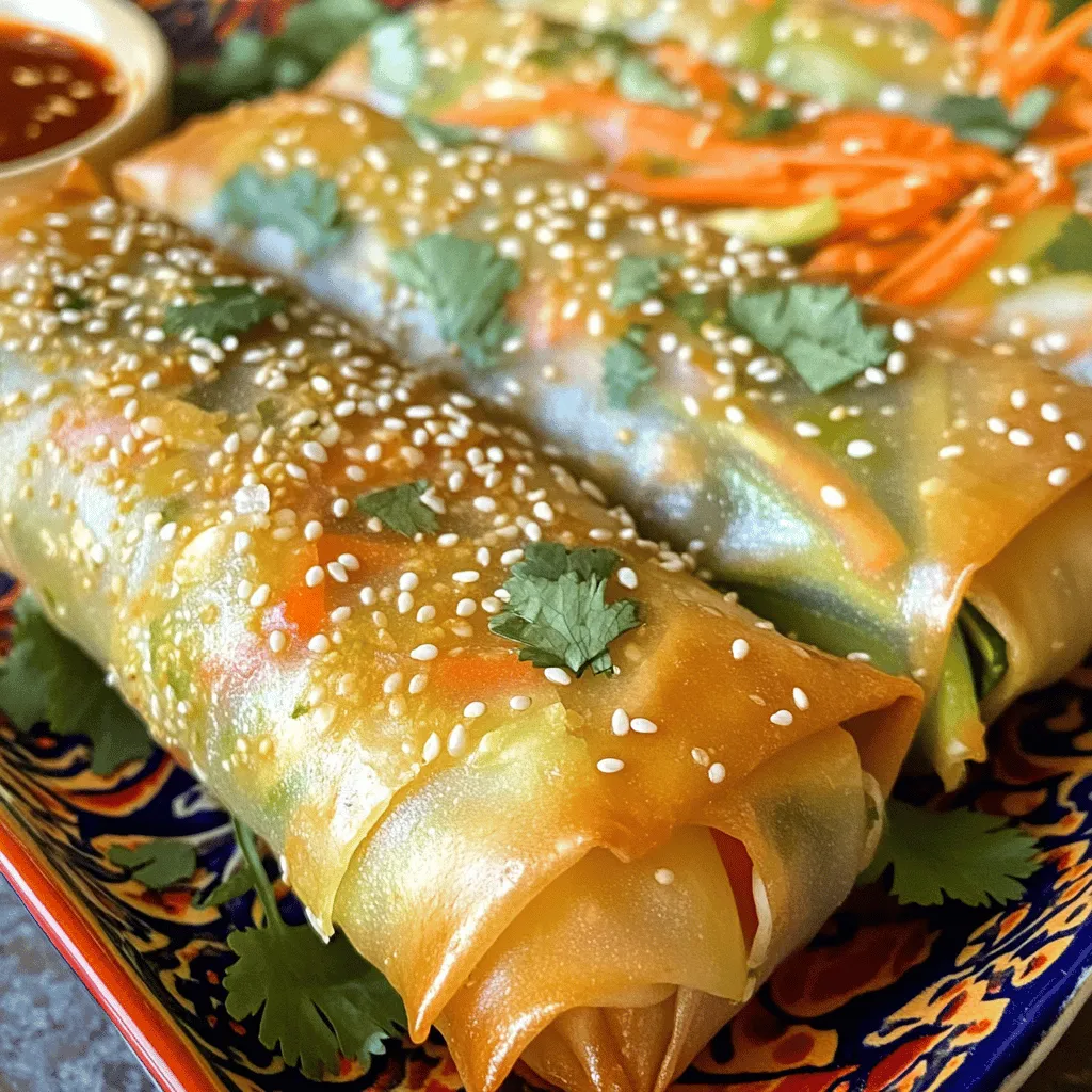 Baked Veggie Spring Rolls Crispy and Flavorful Treat
