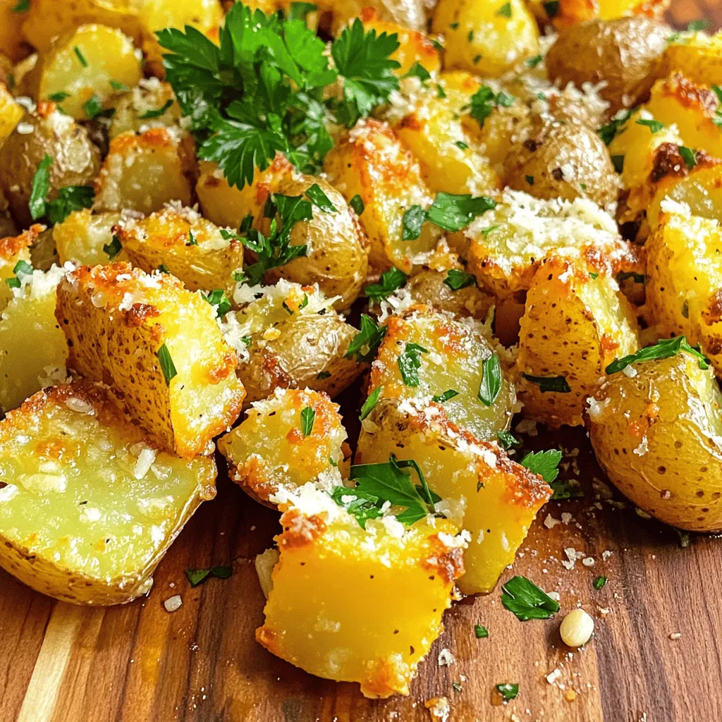 Garlic Parmesan Roasted Potatoes Easy and Tasty Dish