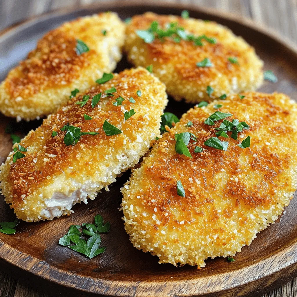 Parmesan Crusted Chicken Cutlets Flavorful Delight