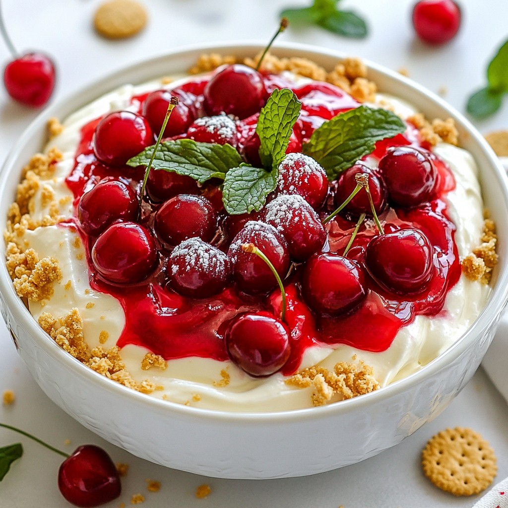 Cherry Cheesecake Dip Flavorful and Easy Dessert