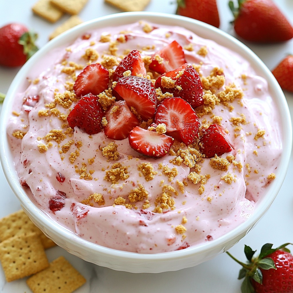 Strawberry Cheesecake Dip Delicious and Easy Recipe