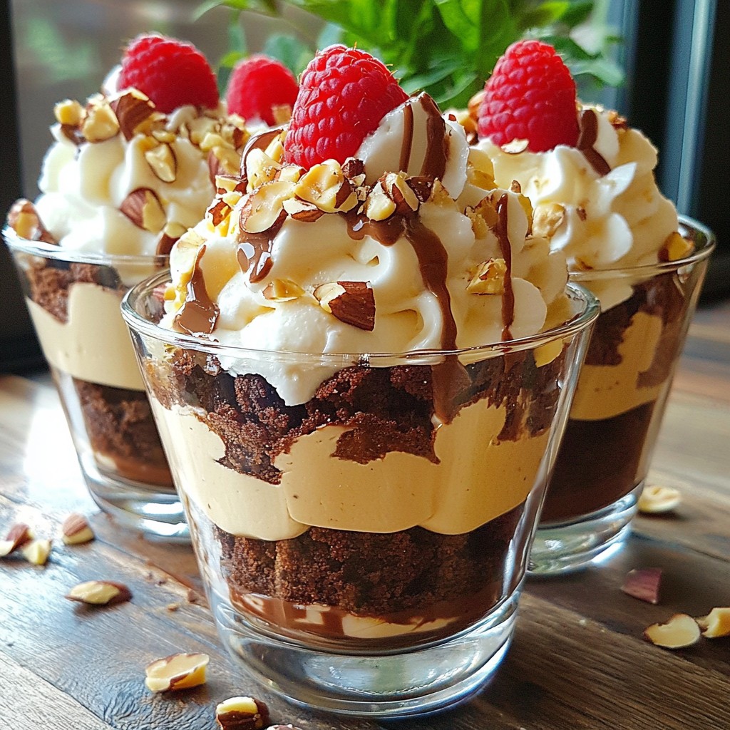 Chocolate Hazelnut Brownie Trifle Rich and Creamy Delight