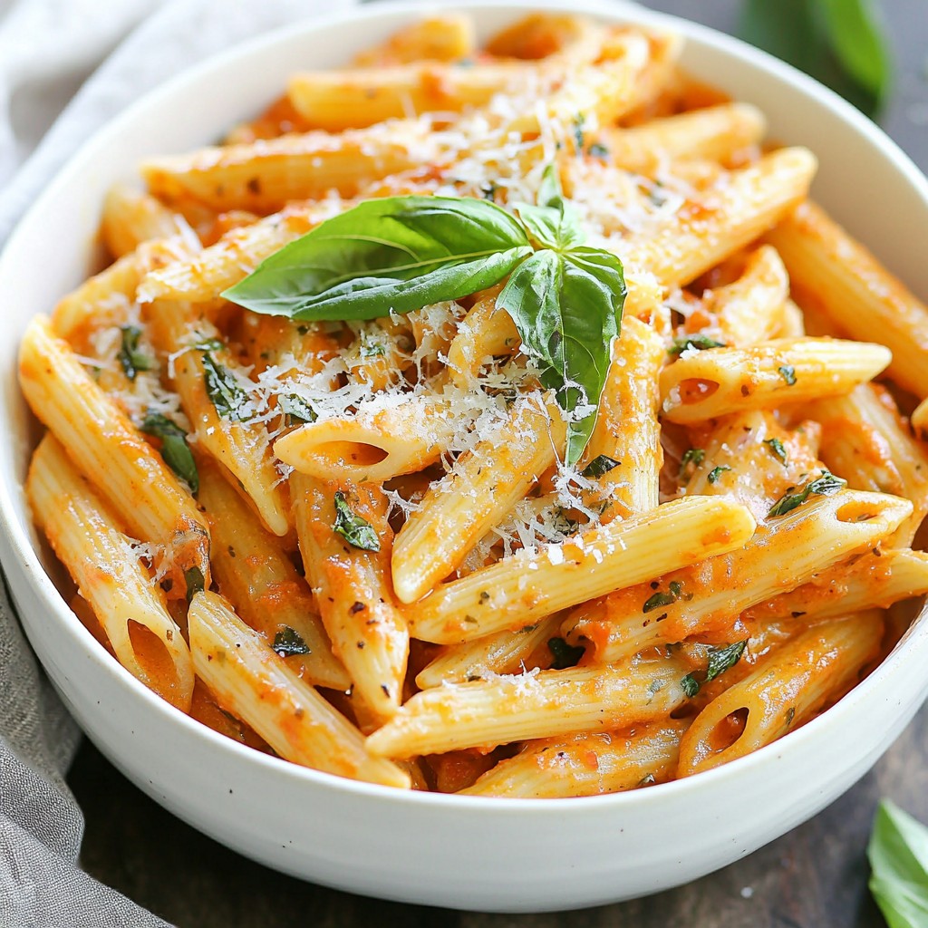 One-Pot Creamy Tomato Basil Pasta Easy Weeknight Meal