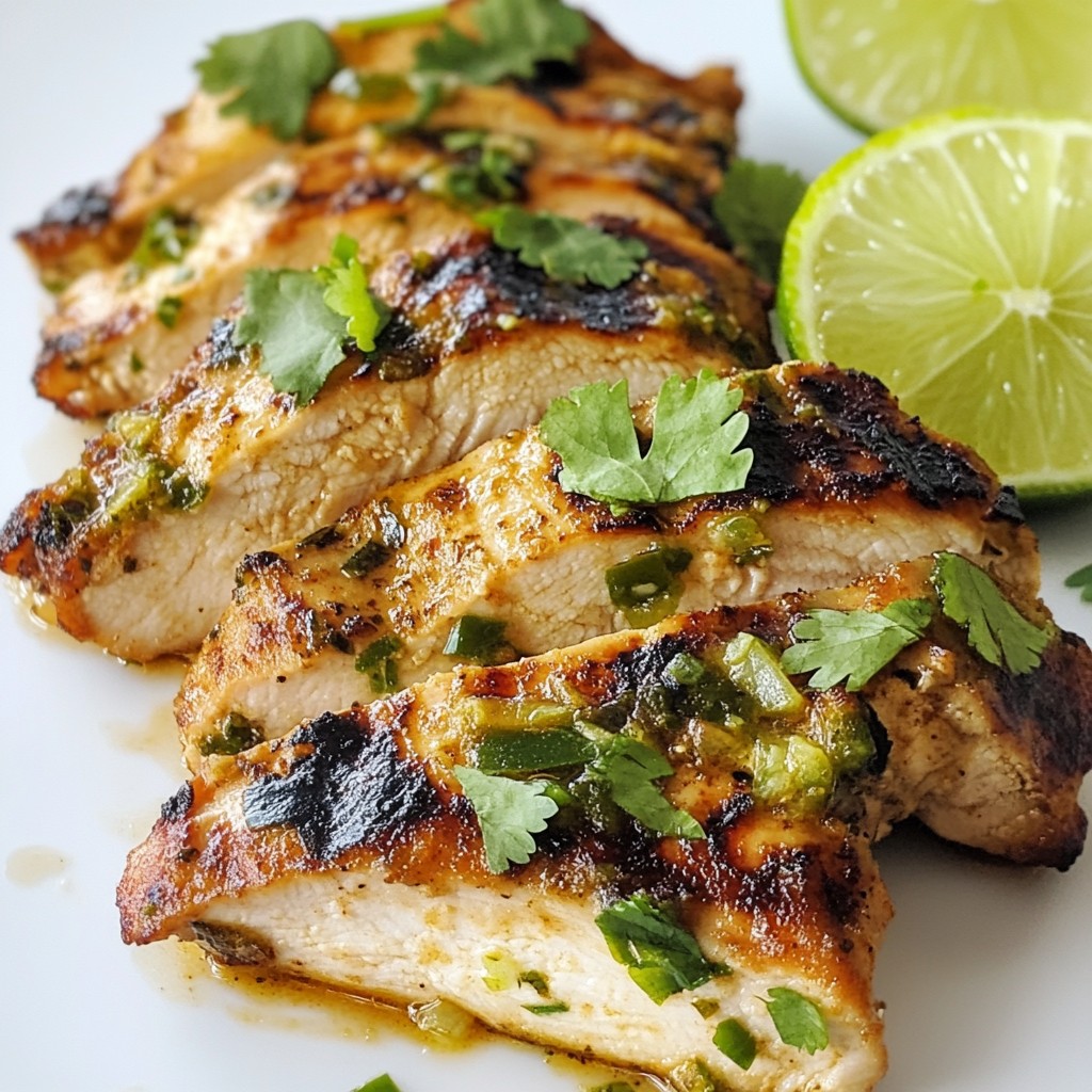 Jalapeño Lime Grilled Chicken Savory and Zesty Dish