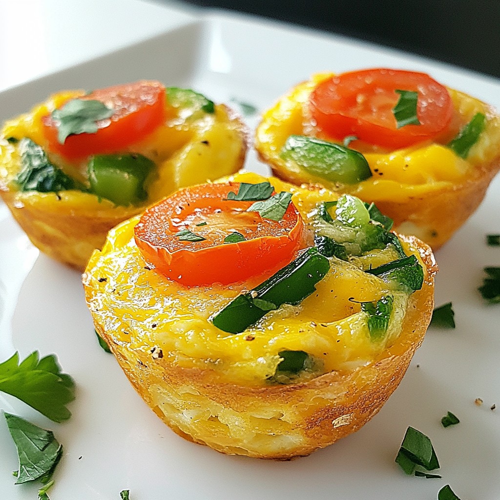 Veggie Packed Egg Muffins Fresh and Flavorful Dish