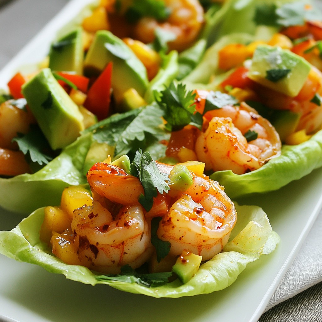 Garlic Lime Shrimp Lettuce Cups Fresh and Zesty Meal