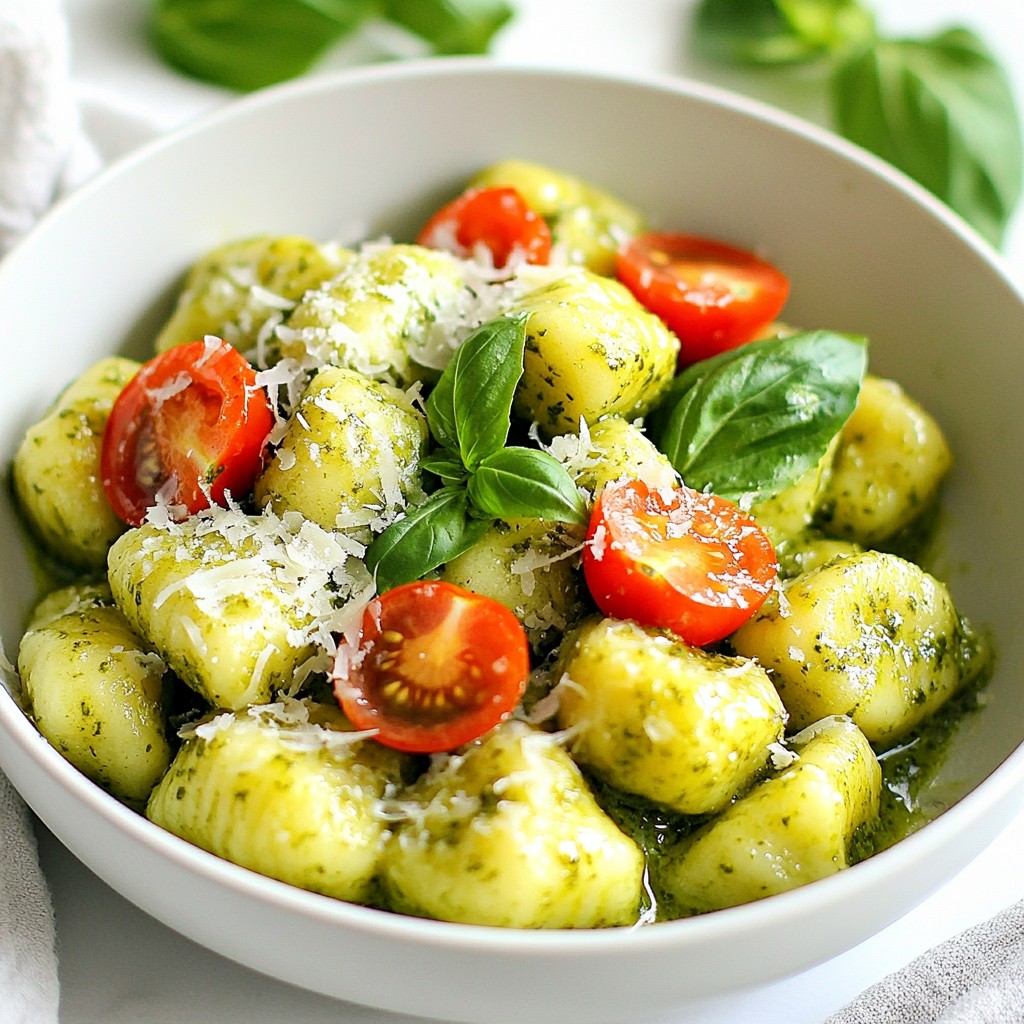 Creamy Pesto Gnocchi Delightful Dinner Recipe