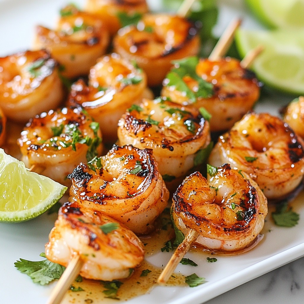 Chili Lime Grilled Shrimp Skewers Savory and Simple