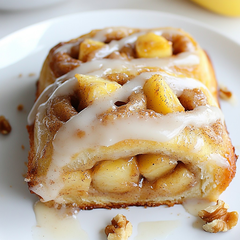 Apple Pie Cinnamon Rolls Irresistible and Warm Treat