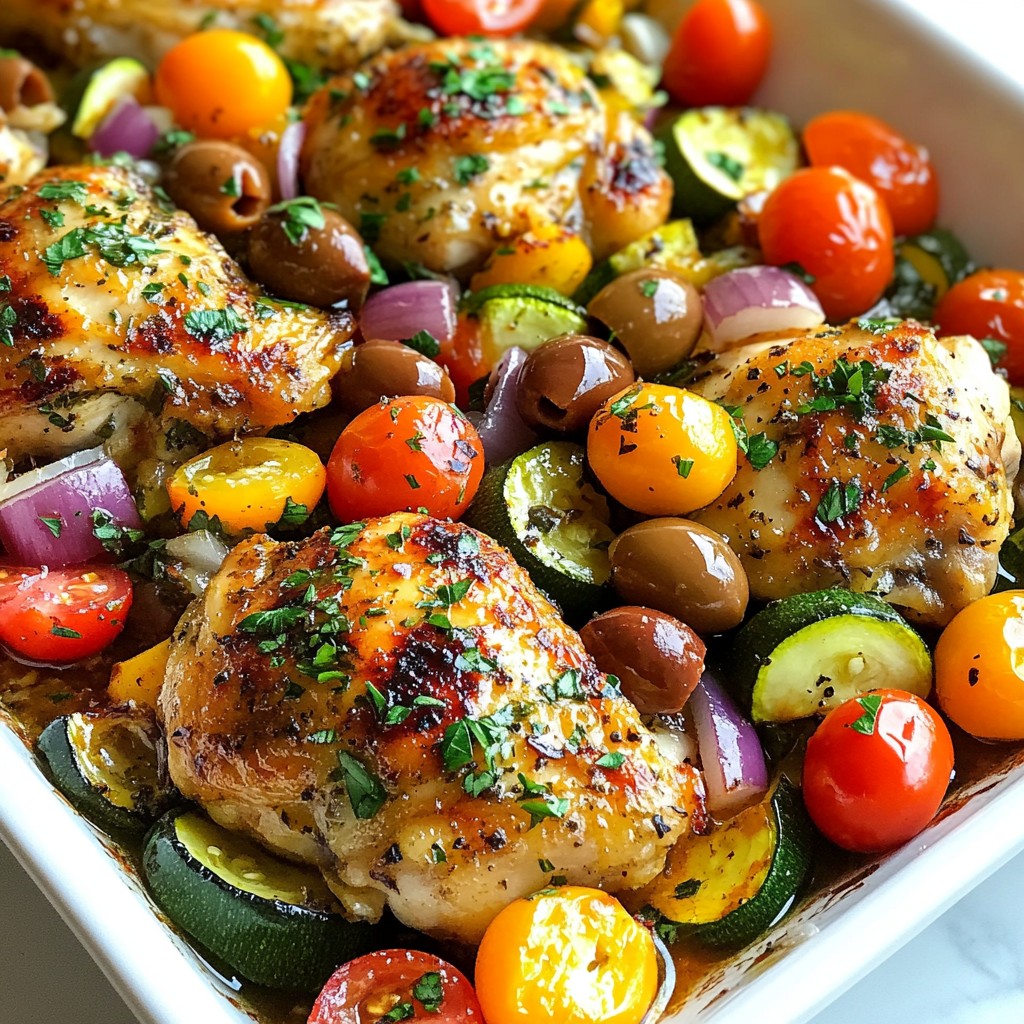 Sheet Pan Greek Chicken Flavorful and Easy Dinner