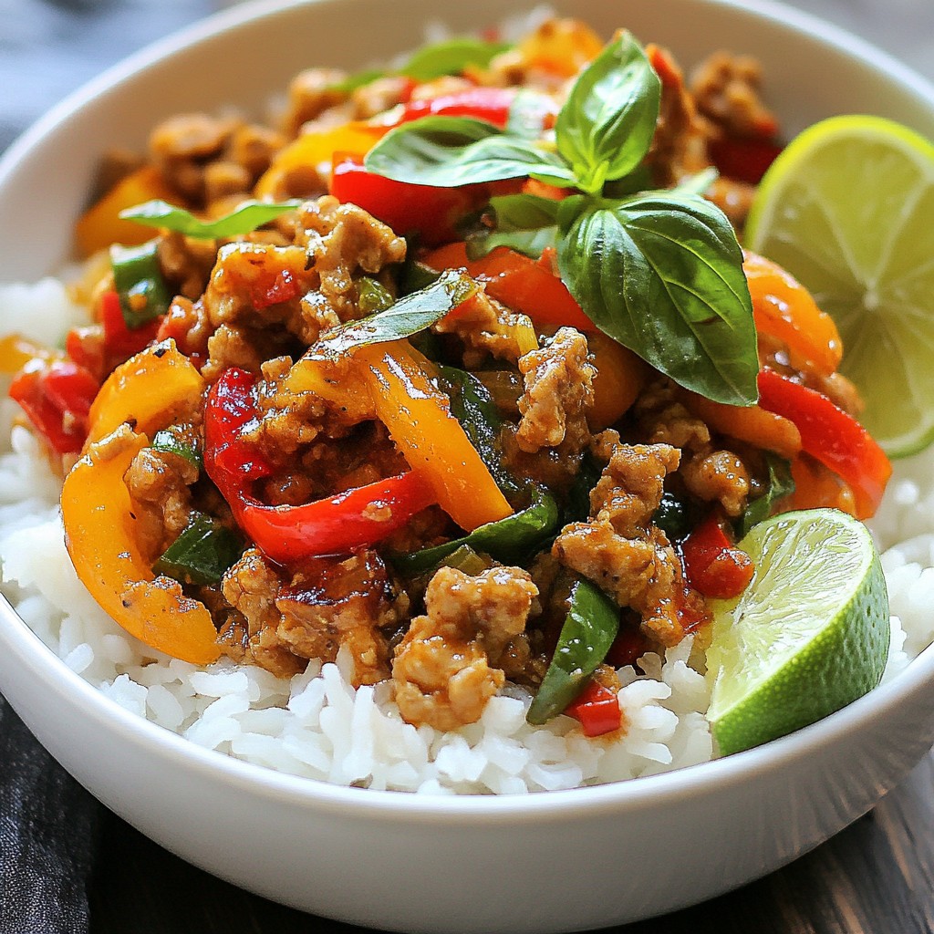 Thai Basil Chicken Flavorful and Easy Recipe Guide