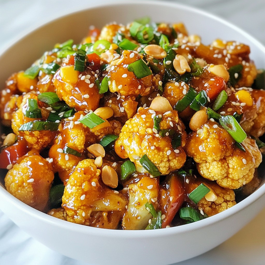 Kung Pao Cauliflower Flavorful and Easy Recipe Guide