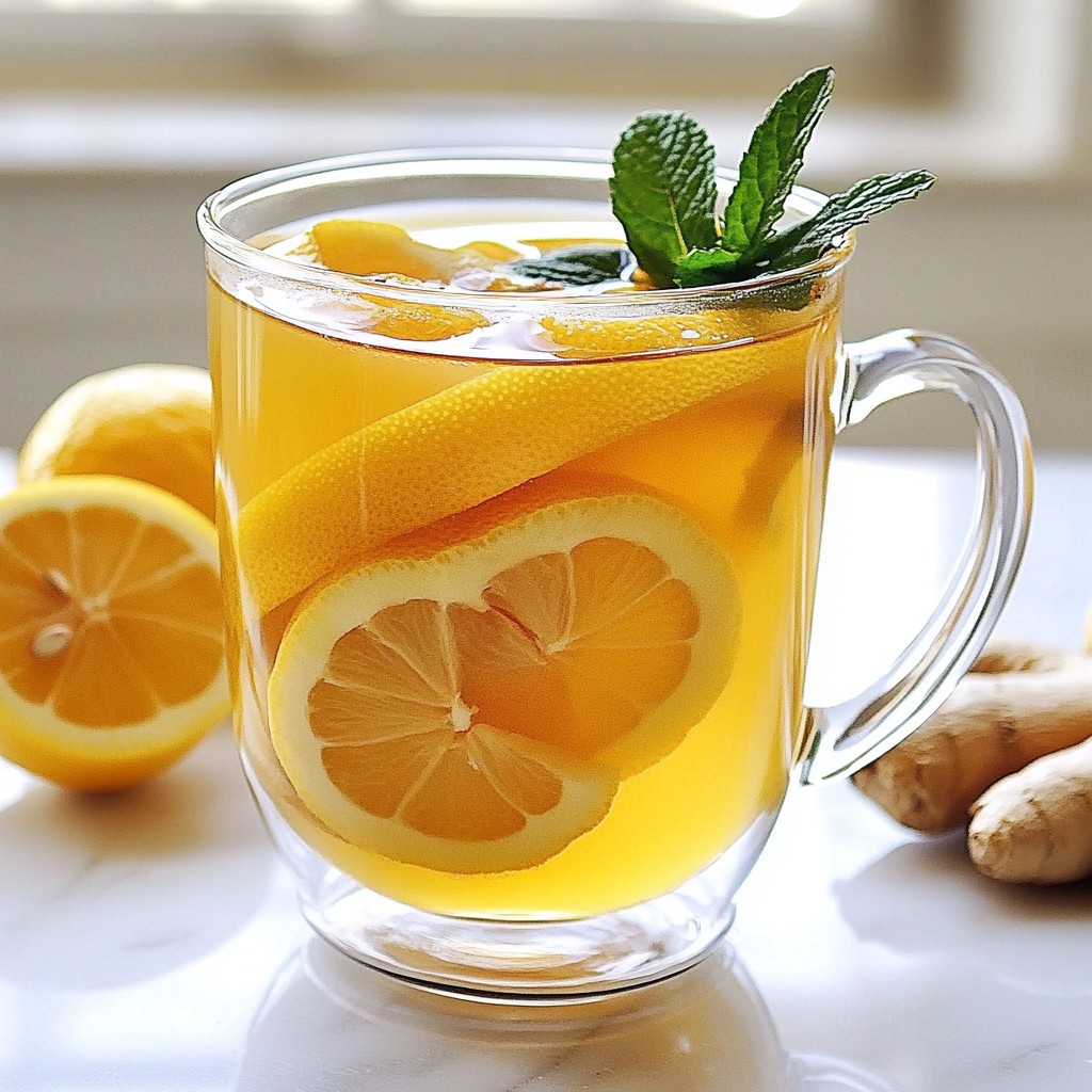 Honey Lemon Ginger Tea Rich in Health Benefits