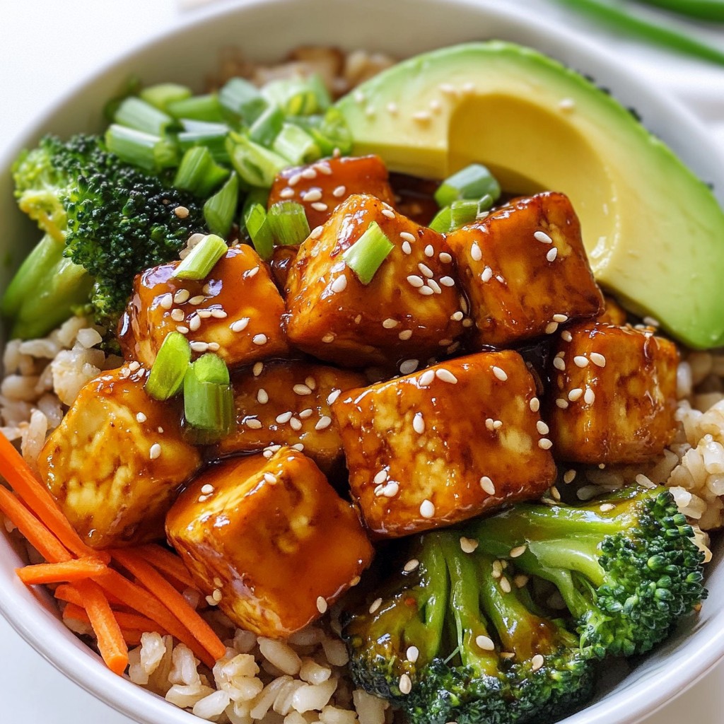 Teriyaki Tofu Buddha Bowl Flavorful and Nutritious Meal