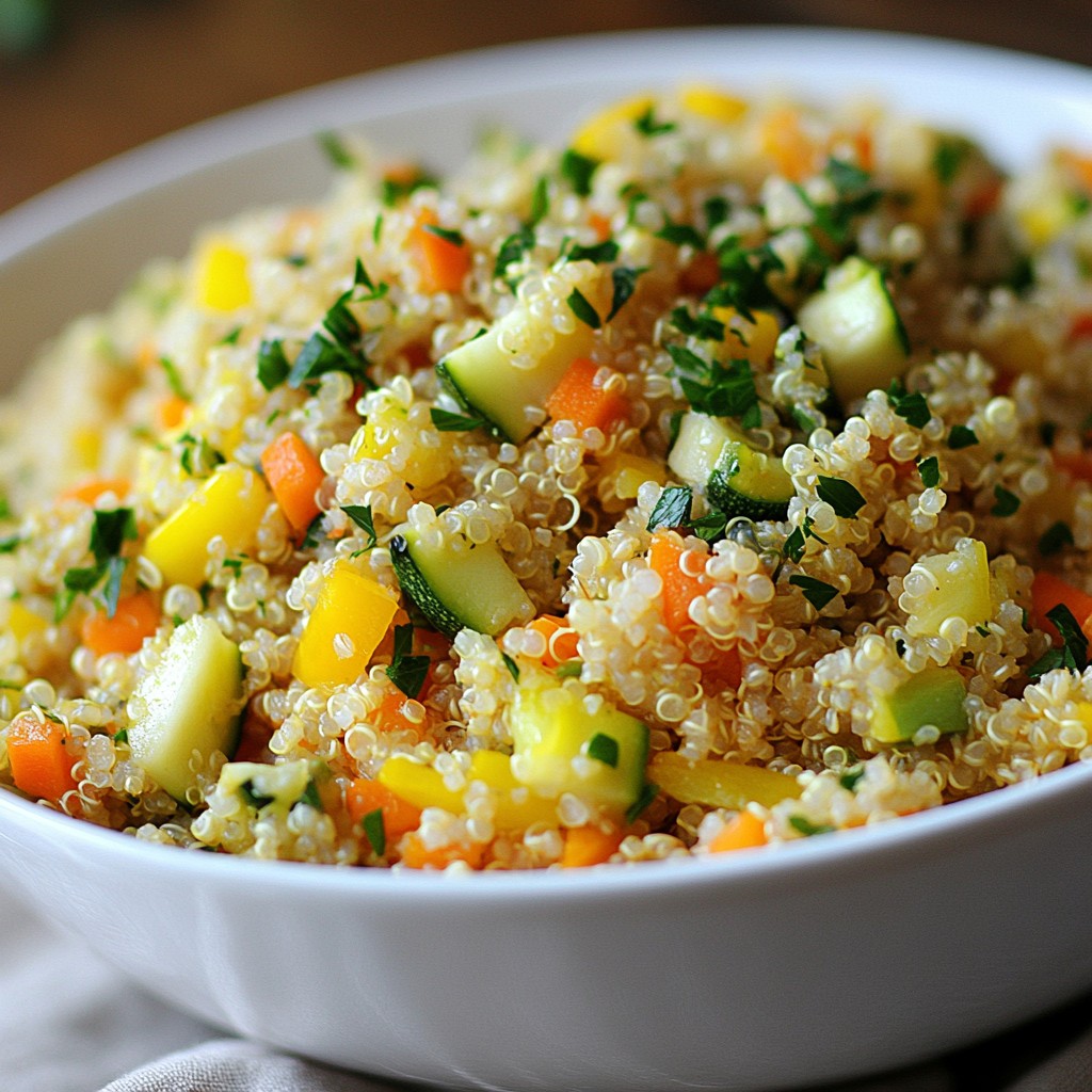 Lemon Herb Quinoa Pilaf Fresh and Flavorful Delight