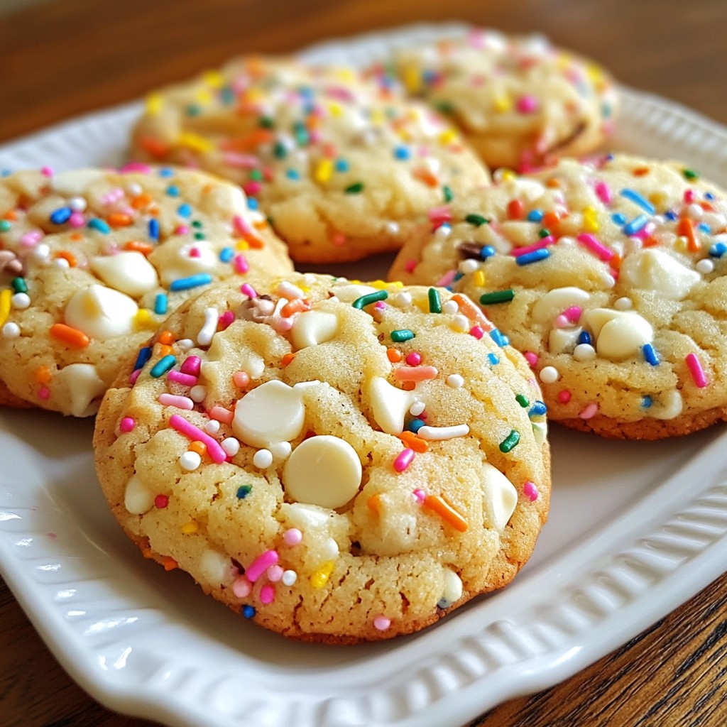 Confetti Birthday Cake Cookies Delightful and Fun Treat
