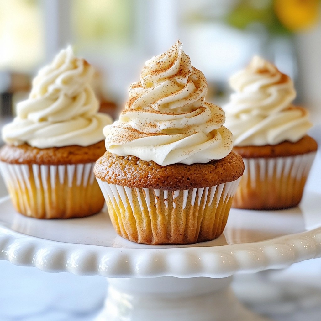 Pumpkin Spice Latte Cupcakes Irresistible Fall Treat
