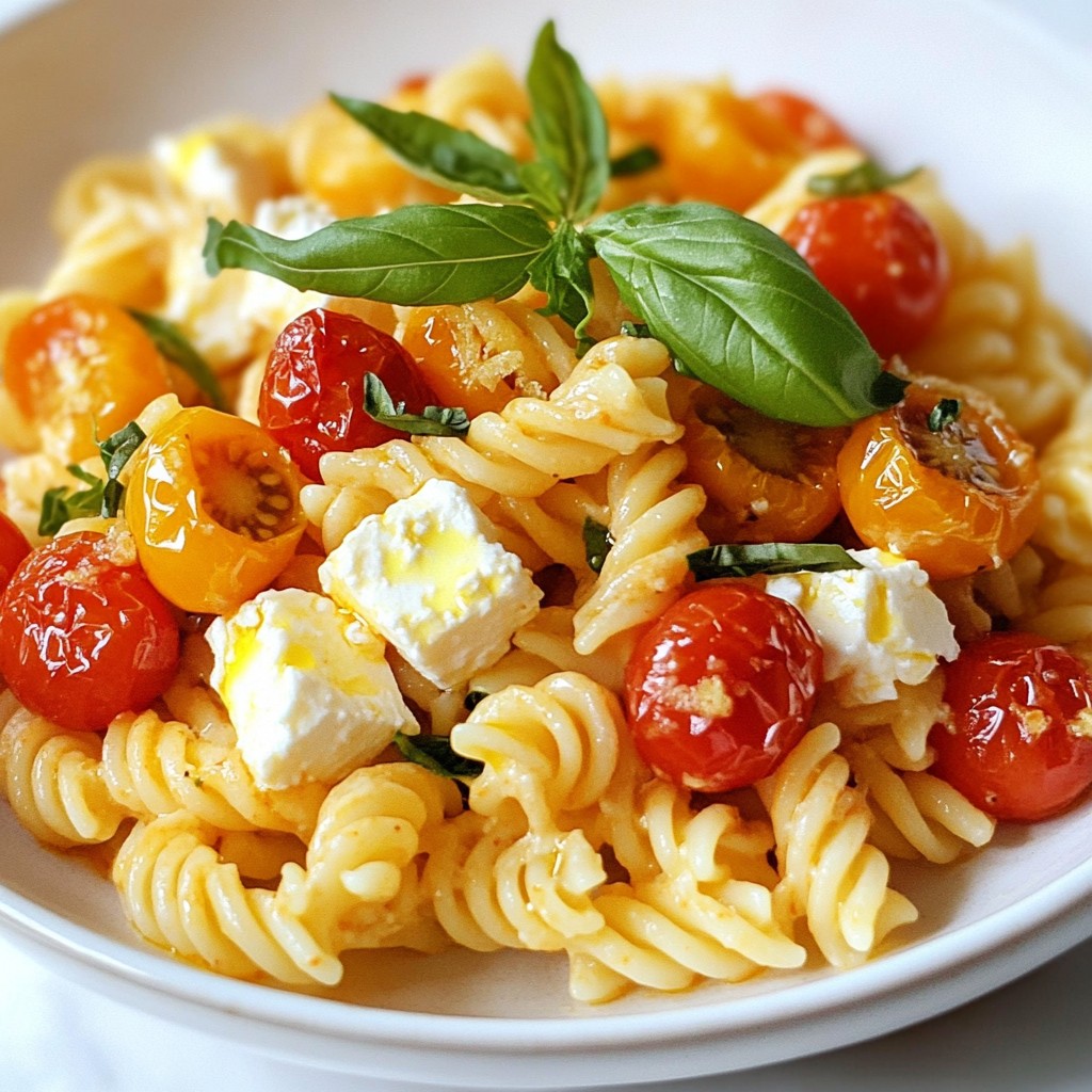 TikTok Baked Feta Pasta Savory and Easy Recipe