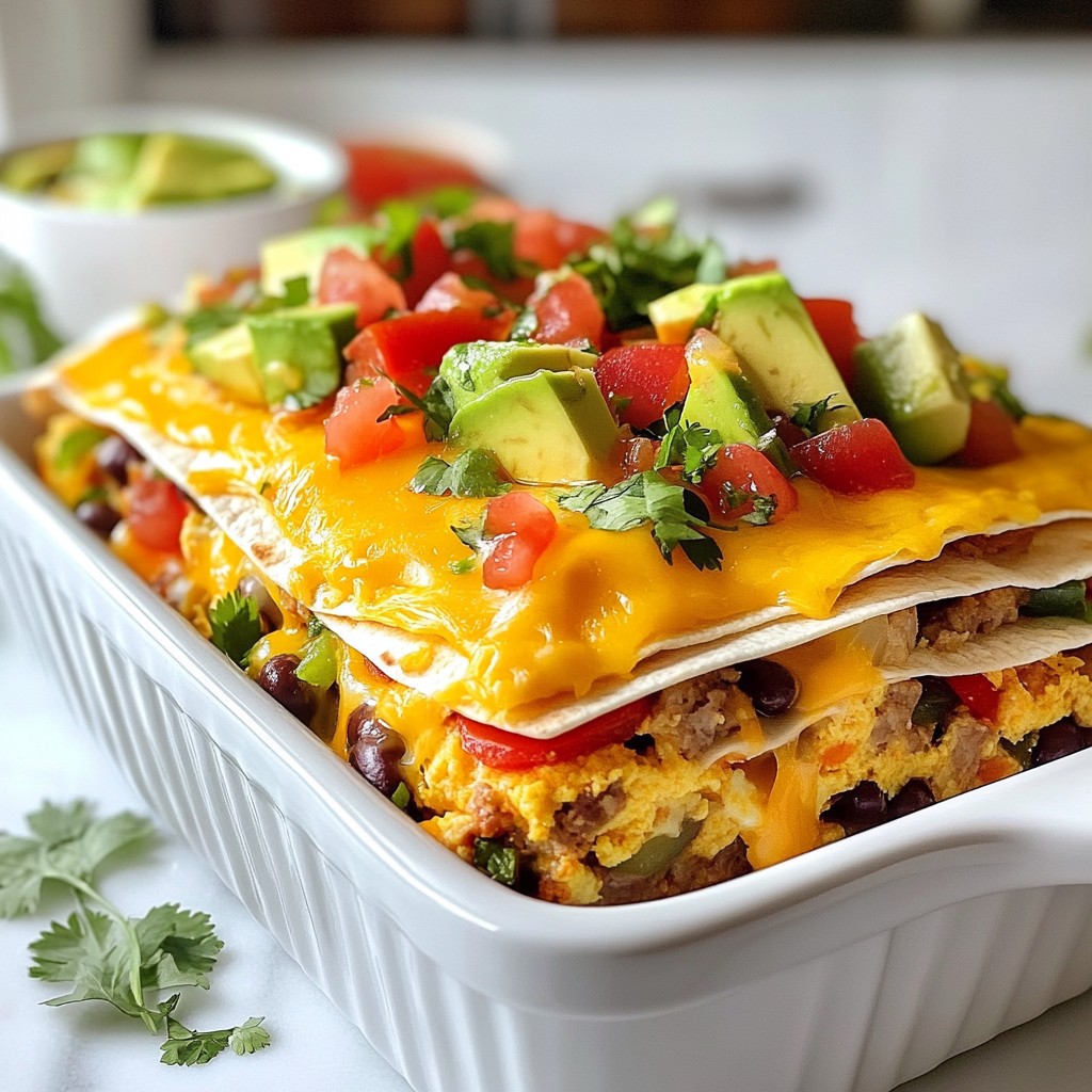 Loaded Breakfast Burrito Bake Flavorful Family Dish