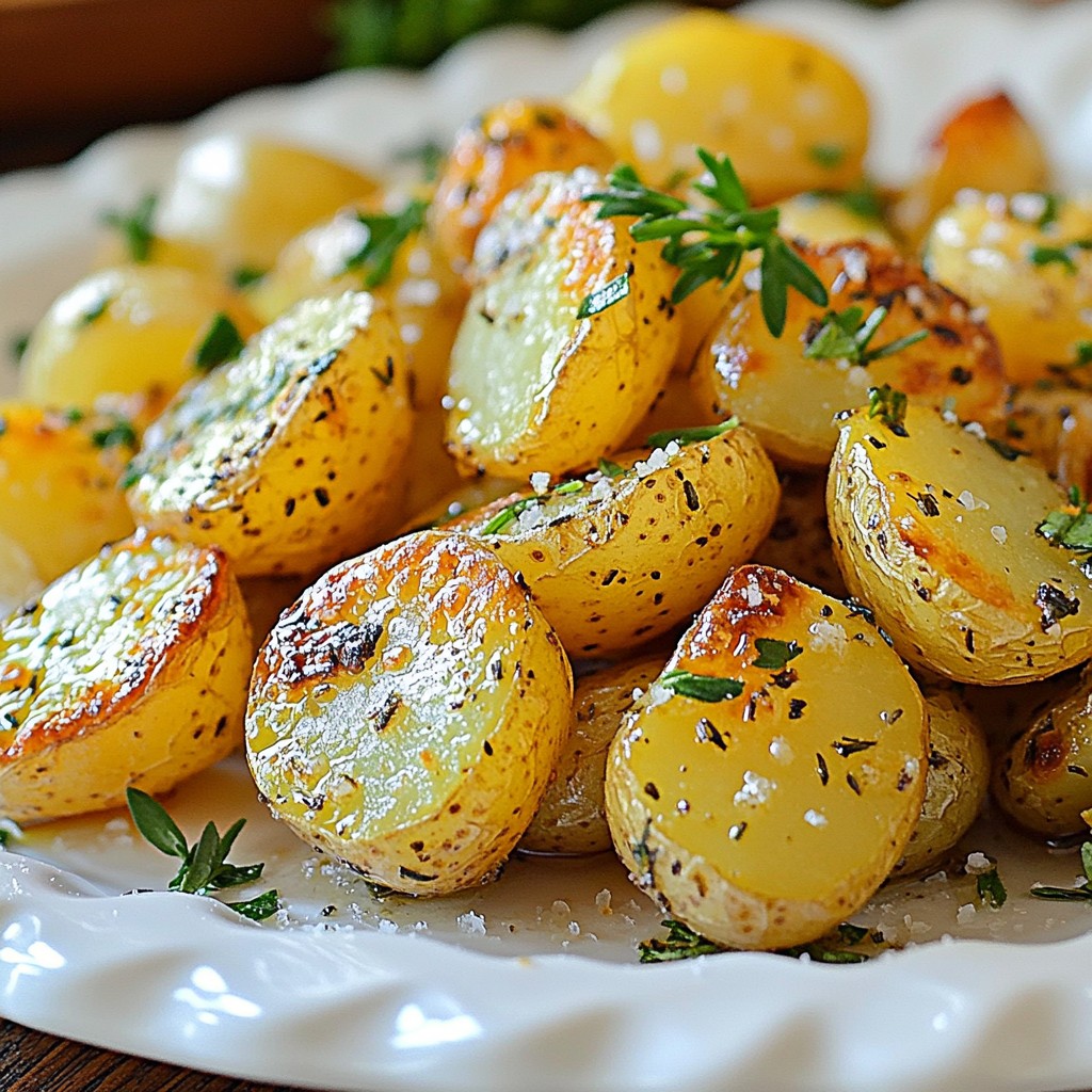 Garlic Herb Roasted Potatoes Flavorful and Easy Dish
