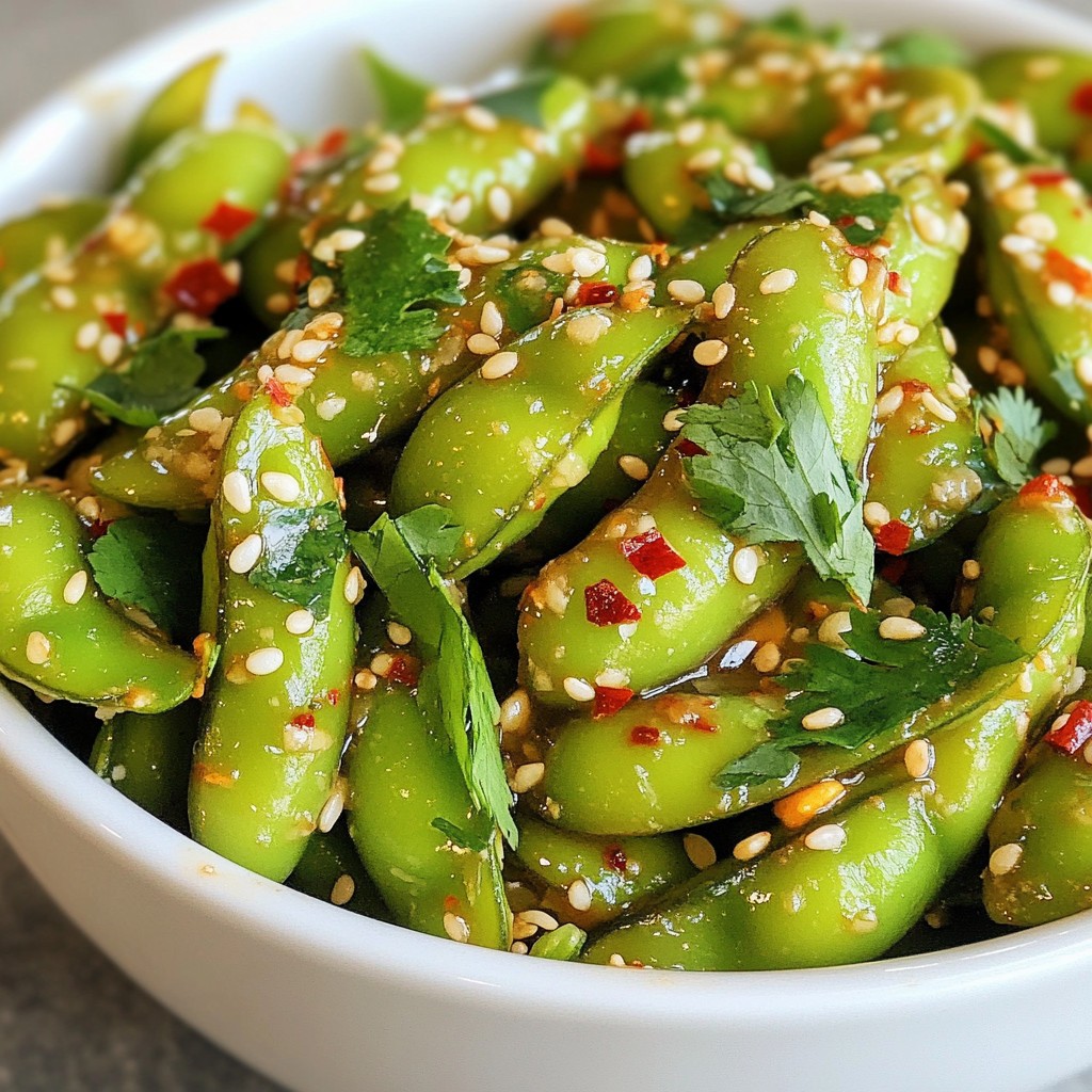 Spicy Garlic Edamame Flavorful Snack Anyone Can Make